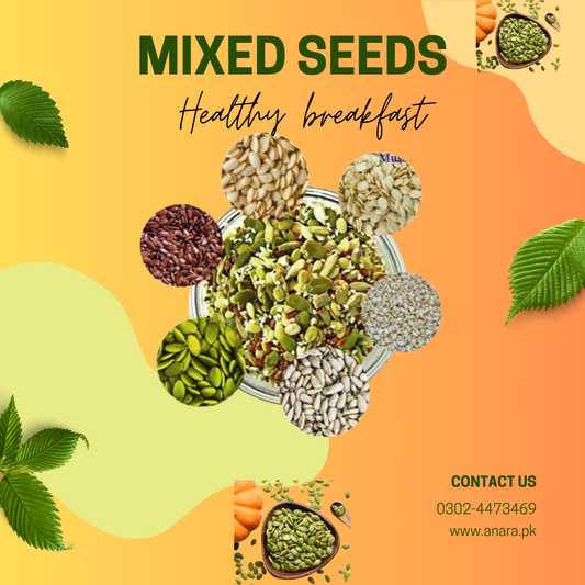 Mixed seeds (Melon, Pumpkin, Flex seeds, Sesame seeds and Sunflower seeds)