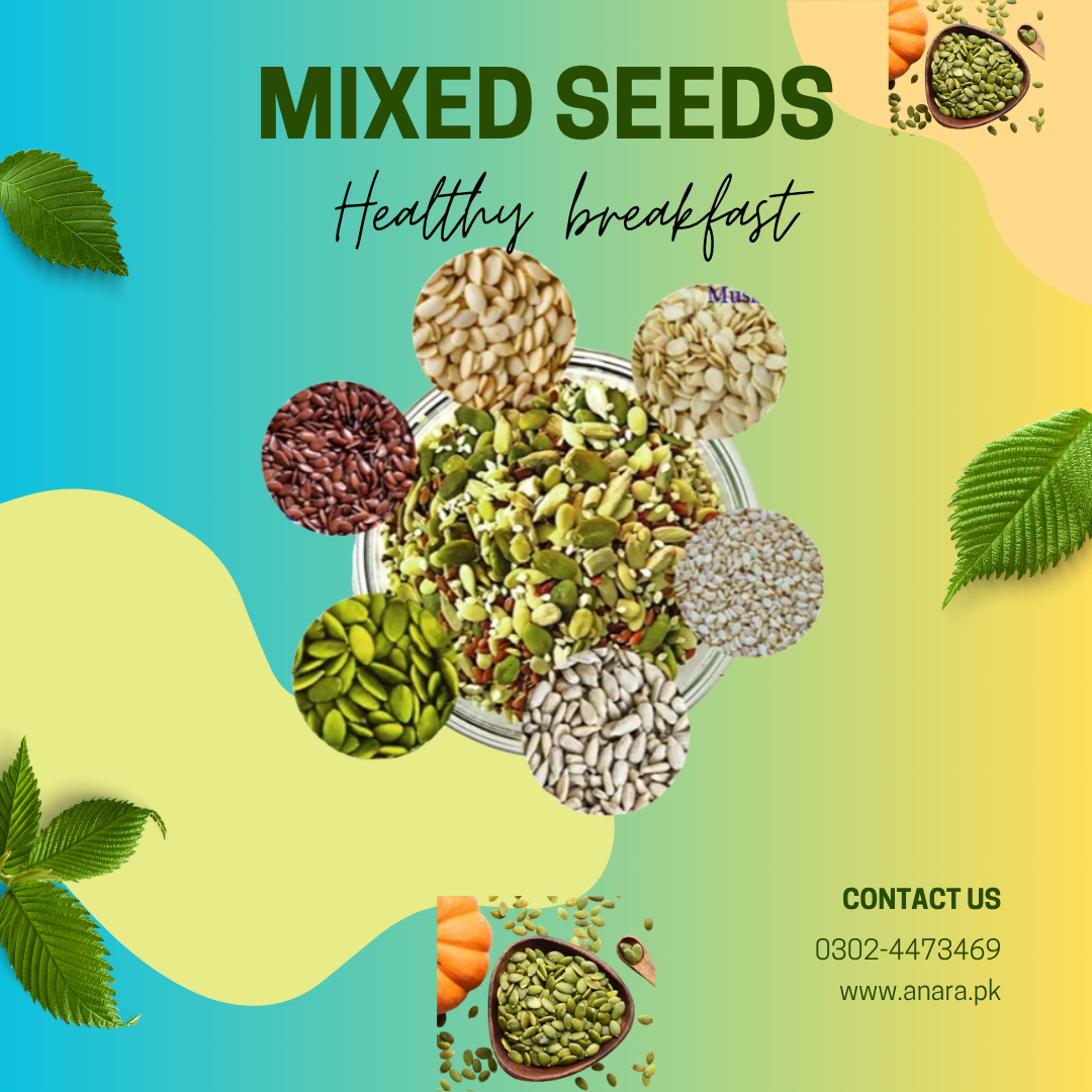 Mixed seeds (Melon, Pumpkin, Flex seeds, Sesame seeds and Sunflower seeds)
